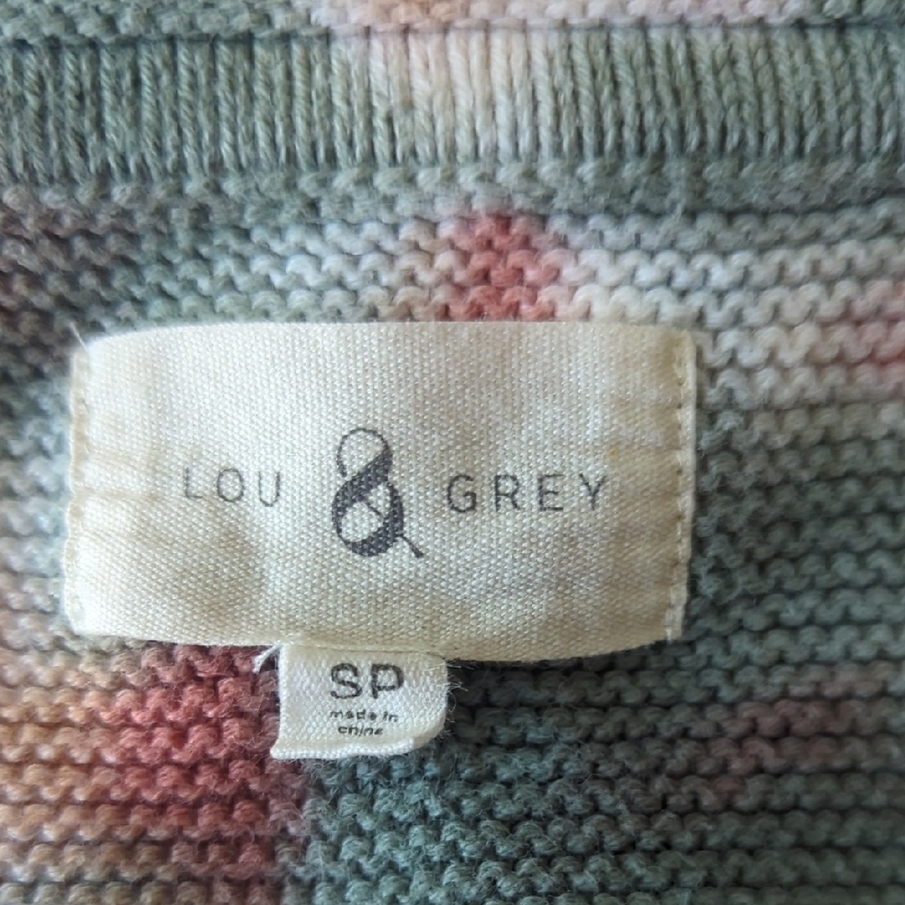 Lou & Grey Knit Sweater Tie Dye SZ Small petite - Picture 4 of 5